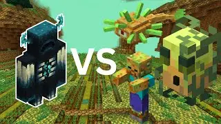 Potato Mobs Vs The Warden - MINECRAFT POTATO UPDATE