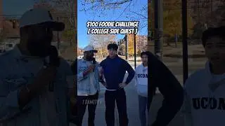 $100 foodie side quest takes on Uconn in Storrs Connecticut. The best eats for food? How did he do?