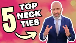 5 FAVOURITE NECK TIES OF BEN FROM THE MY NICE TIE YOUTUBE CHANNEL