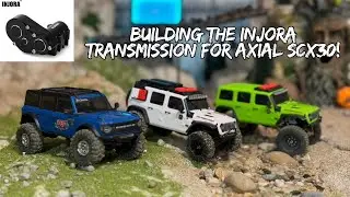 Building the Injora Axial SCX30 Transmission! #axial #rc #injora