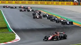 New 2018 Formula 2 V6 Engine Sound On Track - Spanish GP (incl. Race 1&2 First Lap Action)