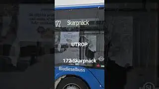 UTROP: Linje 172 mot Skarpn&auml;ck