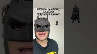 CHARAKTERYSTYCZNE RUCHY RODZINY BAT #robin #batman #komiks #dc