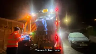 Dennis Elite + Refuse Truck on Recycling, WDZ 