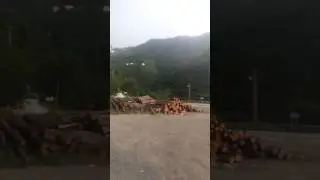 İşte yağmurun hızlı gelişi. Adım adım dolu geliyor
