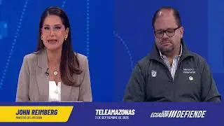 ENTREVISTA DEL MINISTRO DEL INTERIOR, JOHN REIMBERG, EN TELEAMAZONAS