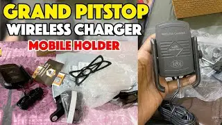 Grand Pitstop wireless Mobile holder charger | Price : 2895 | Gill Brand
