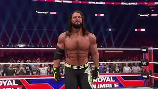 WWE 2K25 - AJ Styles vs. Gunther - No Holds Barred (M) 