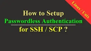 Two methods to setup Passwordless for SSH and SCP, the second method is supper easy!