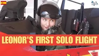 Princess of Asturias Makes History with Her First Solo Flight in Military Training