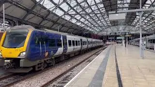 Trains at Liverpool lime street.
