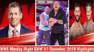 WWE Monday Night Raw 17 december 2018 Highlights ! WWE 17/12/2018 Highlights ! Vince McMahon Return