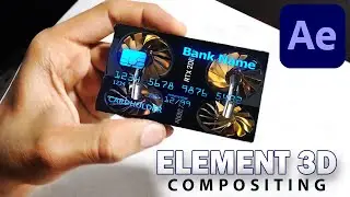 Card Compositing VFX - Element 3D After Effect  @VideoCopilot