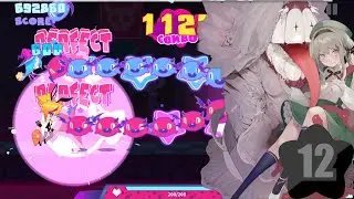 츄니즘 콜라보 최종보스곡 ★12 蜘蛛の糸(Spider's Thread) (Hidden) 851275점 Full Combo 【Muse Dash X Chunithm】