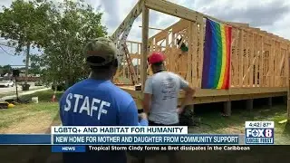 The NOLA LGBTQ+ community is building a home for a single mom and 9-year-old daughter