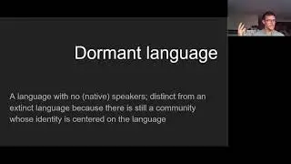Revitalization 3: Revitalization of Dormant Languages