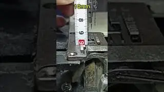 Flat lock burning machines needle bar height