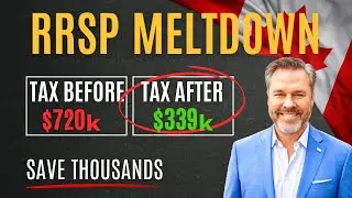 RRSP Meltdown Strategy - Save Thousands In Taxes (Includes a Complete Withdrawal Strategy example)