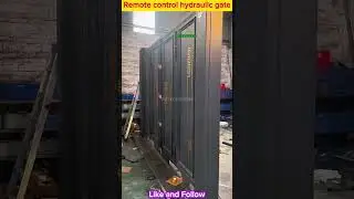 This time the gate of the house will be ready-made remote control