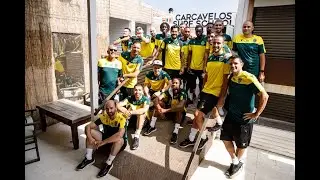 Equipa de Futsal do Sporting na Carcavelos Surf School