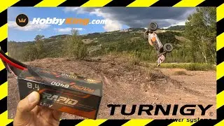 Bash Test Lipo Turnigy Hand case 4s 15,2V HV 100c 8400mAh by Hobbyking in my Team Corally Syncro 4