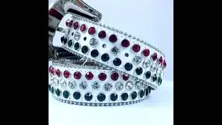 Wholesale studded belts cowboy rhinestone belt for men&rsquo;s