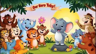Toby the Tiny Elephant | A Heartwarming Moral Story for Kids | Bedtime Stories