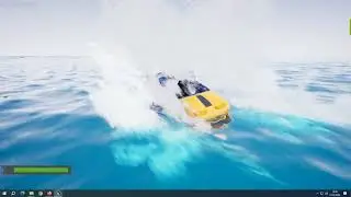 Unreal Engine 5 Water physics with Niagara Foam Test