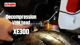 VHM dyno video Fantic XE300 with VHM decompression cylinder head