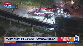 Stalled monorail at Disneyland leads to evacuations