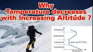 Why Temperature decreases with increasing altitude | Why we feel cold in the Mountains |