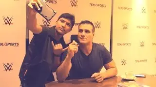 WWE​ superstar Alberto Del Rio​ interacts with his fans in India