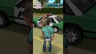 How can a cop arrest you when their car doors are blocked in GTA games. #gta
