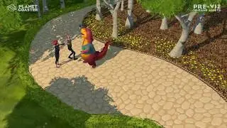 Planet Coaster   Gulpee Rex de Dino Entertainer