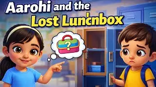Aarohi and the Lost Lunchbox 🥪 | Moral Story for Kids | Sharing & Kindness | Kids Animation