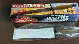 Gil Hibben's Hellfyre Damascus Shadow Knife GH0441RD