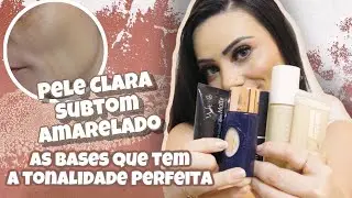 BASES PARA PELE CLARA DE SUBTOM AMARELADO - TONS