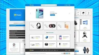 Complete eCommerce Website with Source Code | HTML, CSS, JS, PHP | Free Download