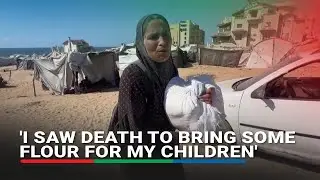 Palestinian mother recounts struggle to get food aid to four hungry children | ABS-CBN News