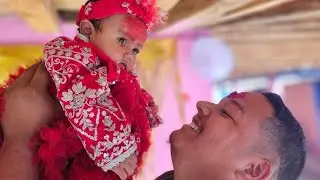  baby fed for the first time(नेपाली परम्परा अनुसार पहिलोचोटि बच्चालाई कसरी खाना खुवाइन्छ।