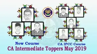 CA IPCC/ Intermediate Toppers May 2019 | Analysis of Result & Pass Percentage