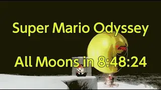 SKIPPING THE ENTIRE 9 HOUR BARRIER | Super Mario Odyssey - All Moons in 8:48:24