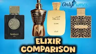 Лучшее сравнение эликсиров &mdash; Club De Nuit Lionheart, JPG Le Male Elixir, Hawas Elixir, Rayhaan El...