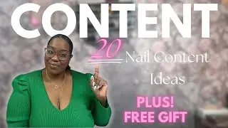 20 NAIL CONTENT IDEAS TO POST FOR YOUR BUSINESS | no more excuses! Start posting on social media NOW