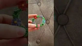 Mini Floral Wreath | Paper Quilling Flower Tutorial