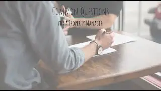 Common Questions for a Santa Cruz Property Manager