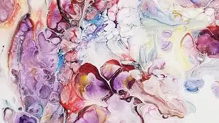 (447) Ann Osborne reverse dip fluid painting technique