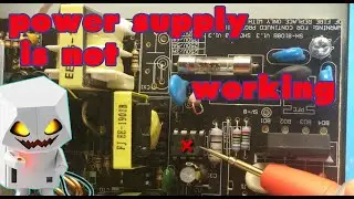Fix a computer power supply by yourself.