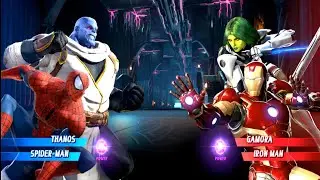 Thanos & SpiderMan Vs Gamora & Iron Man (4k Ultra HD) Marvel Capcon