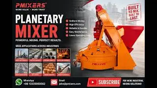 Pmixers planetary concrete mixers manufacturer